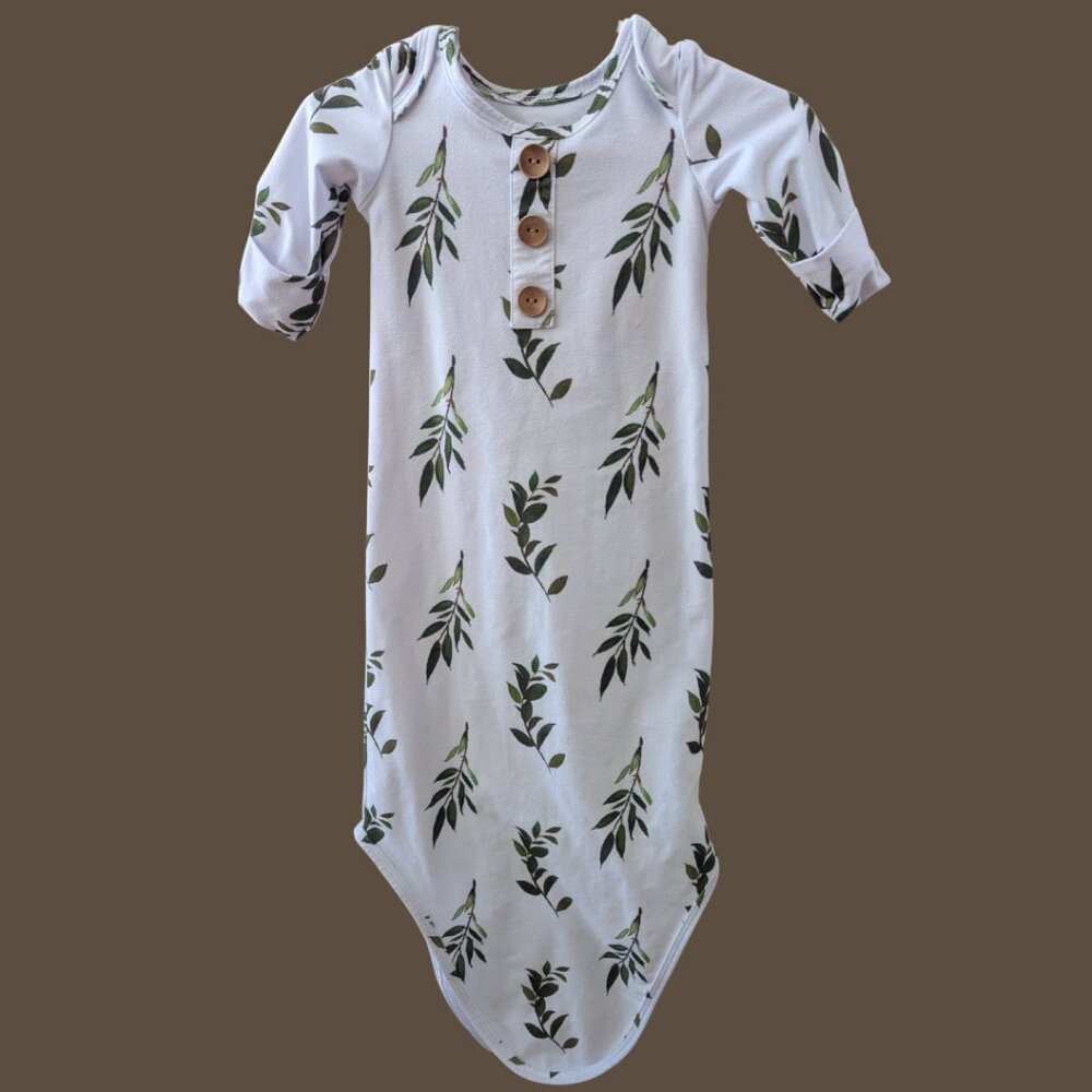 Caden Lane Olive Leaf Knotted Gown